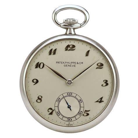 patek philippe stainless steel pocket watch|patek pocket watch price.